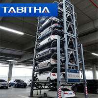 TABITHA PCX10D Kapasitas Beban 2500kg Sistem Parkir Vertikal Otomatis untuk Mobil Berbahan Logam, Sistem Parkir Carousel Pintar, Garansi 5 Tahun, Buatan Qingdao