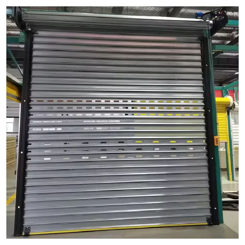 Commercio all'ingrosso auto-stoccaggio industriale manuale in acciaio porta automatica in acciaio avvolgibile porte