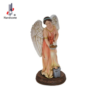 Petite statuette d'ange en polyrésine 3D personnalisable de 12 pouces Produit artisanal en résine avec statue d'ange en résine 3D