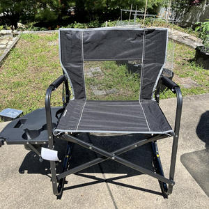 كرسي تخييم هزاز مريح بتصميم حر، كرسي هزاز قابل للطي بإطار فولاذي متين مطلي بالبودرة - Product Image 5