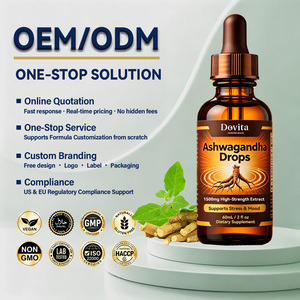Ashwagandha Calm en Gotas Líquidas, 5% de Withanólidos Estandarizados, 1500mg, Suplemento Herbal Dietético, Disponible en EE. UU. - Product Image 2