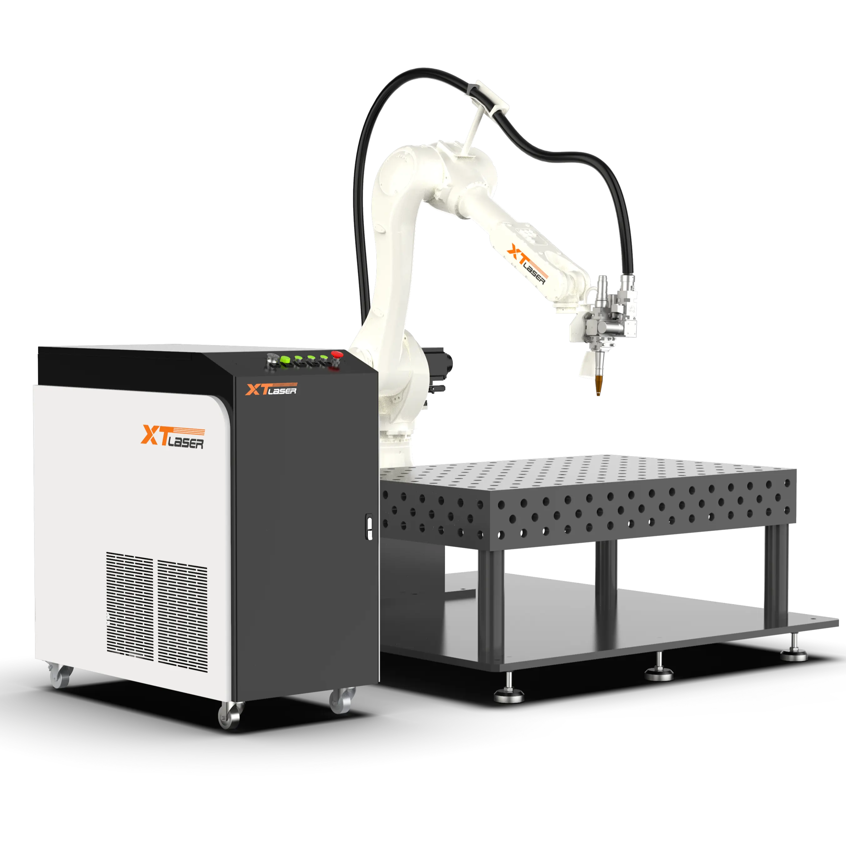 Braço Robô Automático Soldador Laser para Metal Soldador Laser Fibra Alumínio Aço Inoxidável Máquina solda a laser robótica