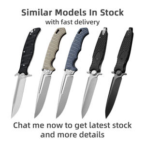 Sıcak satış açık çakı G10 kolu katlanabilir av bıçağı damla noktası bıçak EDC kamp hayatta kalma bıçağı kendini savunma için - Product Image 4