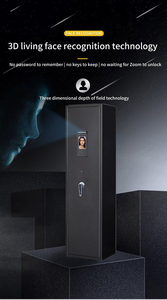 Vente en gros OEM biométrique empreinte digitale électronique personnalisé en acier robuste secret de sécurité caché coffre-fort d'arme longue - Product Image 3