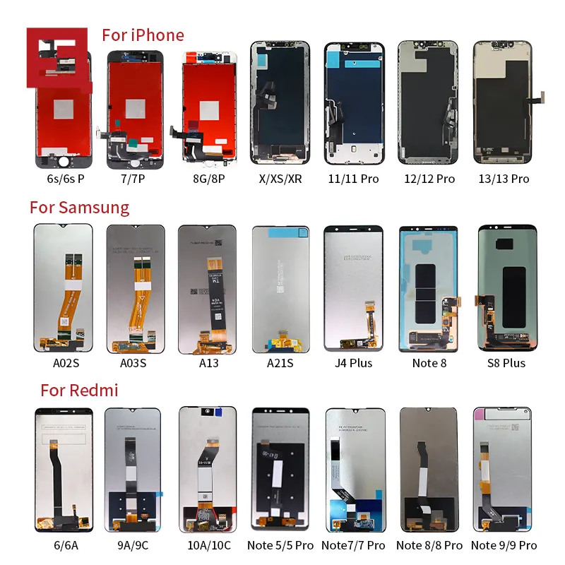 Reemplazo de pantalla táctil Lcd para teléfonos móviles, piezas de montaje de digitalizador de diferentes modelos, venta al por mayor