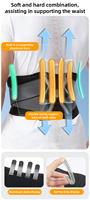 Ceinture abdominale post-chirurgicale réglable en élastique pour soutien lombaire et soulagement des douleurs du bas du dos après l'accouchement