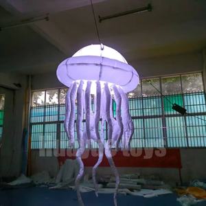 Buiten Decoratieve Kwallen Ballon Opknoping Opblaasbare Led Verlichting Kwallen Zwembad Opblaasbare Kwallen - Product Image 3