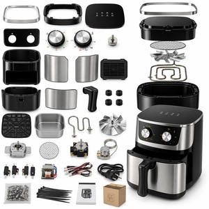 Friteuse à air numérique 8L 1700W sans huile, vente en gros OEM, appareil de cuisson électrique pour la maison et la cuisine, fabricant KA03012 - Product Image 6