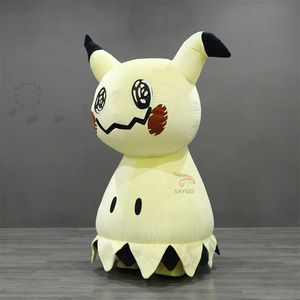 Costume <span class=keywords><strong>de</strong></span> mascotte <span class=keywords><strong>de</strong></span> chien Mimikyu gonflable mignon, personnage <span class=keywords><strong>de</strong></span> dessin animé, anime Pokemoned en peluche pour fête, événement <span class=keywords><strong>de</strong></span> <span class=keywords><strong>vacances</strong></span>, vente, MOQ 1 pièce - Product Image 4