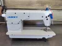 Machine à coudre industrielle JUKKY 8500 en promotion, point noué, aiguille simple, en métal, pour la confection de jeans et de vêtements