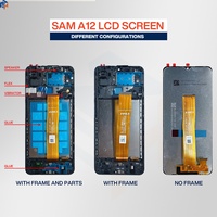 Téléphones portables lcd pour samsung A10 A10S A11 A12 A20 A20E A20S A21 A21S A30 A30S A40 A50 A51 A71 Écran tactile avec cadre