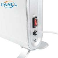 Pemanas Listrik Panel Berdiri Bebas 750W/1500W dengan Kontrol WiFi, Kontrol Aplikasi, Timer 24 Jam, dan Termostat yang Dapat Disesuaikan