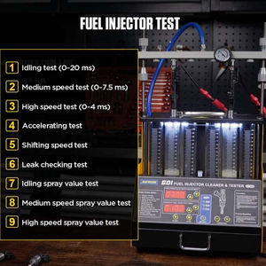 เครื่องทดสอบหัวฉีดน้ำมันเชื้อเพลิง <span class=keywords><strong>AUTOOL</strong></span> <span class=keywords><strong>CT400</strong></span> รุ่นใหม่ล่าสุด 110V 220V สำหรับรถยนต์ GDI เครื่องทำความสะอาดหัวฉีดน้ำมันเชื้อเพลิงแบบอัลตราโซนิกที่ดีที่สุด - Product Image 5