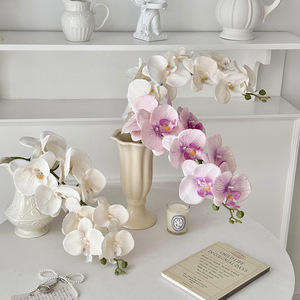 Flor Artificial de Orquídea Mariposa Ins9, Flor Elegante para Sala de Estar, Mesa de Comedor, Salón de Bodas, Decoración Floral Duradera - Product Image 2