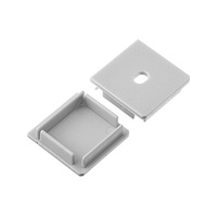 Chine Fabricant Carré 26*26mm Profil suspendu en aluminium LED de haute qualité avec couvercle de diffuseur opale et ensemble d'embouts