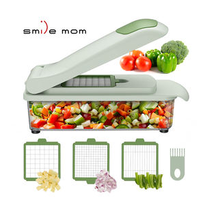 Picador <span class=keywords><strong>Manual</strong></span> de Verduras de Plástico, Cortador de Frutas Multiusos, Rebanador <span class=keywords><strong>Manual</strong></span> de Cebolla para Frutas y Verduras - Product Image 5