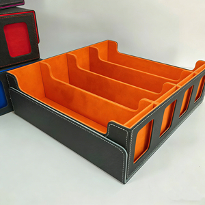 Caja de Almacenamiento de Cartas Resistente al Desgaste, de Cuero PU, Robusta, para Juegos de Mesa TCG, con Logotipo Personalizado - Product Image 2