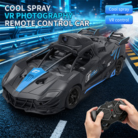 2,4G Ferngesteuertes Rennauto mit HD-Kamera FPV VR-Brille Coole Sprühfunktion RC-Auto-Spielzeug für Kinder