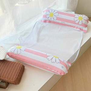 Flotador inflable Xiaolu con diseño de margaritas, de PVC, para adultos, para relajarse en la piscina. - Product Image 2