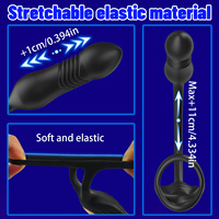 LeYa Nouveau Jackman Plug Anal Vibrant Télescopique à Trois Anneaux, Contrôlable par Application, Dilatateur, Jouets Sexuels pour Hommes et Femmes, Masturbation Adulte