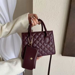 Bolso de mano de moda para mujer, bandolera, bolso portátil pequeño cuadrado - Product Image 2
