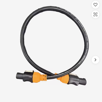 Câble d'affichage LED extérieur étanche avec connecteur aviation moulé par injection, garantie 3 ans pour usage aéronautique