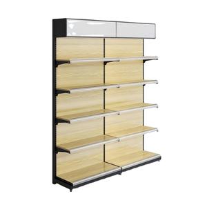 गर्म बिक्री धातु रैक किराने की दुकान गोंडोला सुपरमार्केट अलमारियों डिस्पेंसरी रैक दवा स्टोर मुफ्त डिजाइन दीवार अलमारियों - Product Image 1