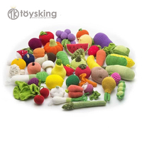 Handgemaakte Gehaakte Play Food Speelgoed Baby Educatief Speelgoed Gebreide Patroon Amigurumi Voedsel Gehaakte Fruit Groenten Play Food Speelgoed