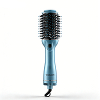 Brosse coiffante professionnelle 3-en-1 à air chaud, ionique et céramique, sèche-cheveux et volumateur en une seule étape pour un brushing de salon