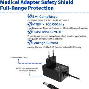 Myixi Chất lượng cao 30V 800mA phổ AC DC 8 <span class=keywords><strong>Volt</strong></span> 3 <span class=keywords><strong>amp</strong></span> Power <span class=keywords><strong>Adapter</strong></span> <span class=keywords><strong>Adapter</strong></span> 1000mA 24V 1 <span class=keywords><strong>Amp</strong></span> 12V 2A cho CCTV Camera - Product Image 2