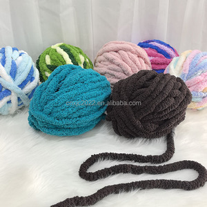 Trung Quốc Nhà máy 100% <span class=keywords><strong>Polyester</strong></span> <span class=keywords><strong>Spun</strong></span> nhuộm Jumbo Chenille sợi có độ bền cao tái chế vật liệu mềm mại giá tốt nhất cho tay đan - Product Image 2