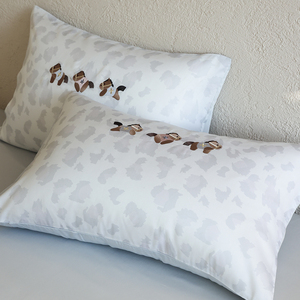 Ensemble de literie Fanno Premium Lenzing Ten Cel, motif mignon de cheval bouffant, 100% lyocell, doux et soyeux, respirant, ensemble de housse de <span class=keywords><strong>couette</strong></span> 4 pièces - Product Image 6