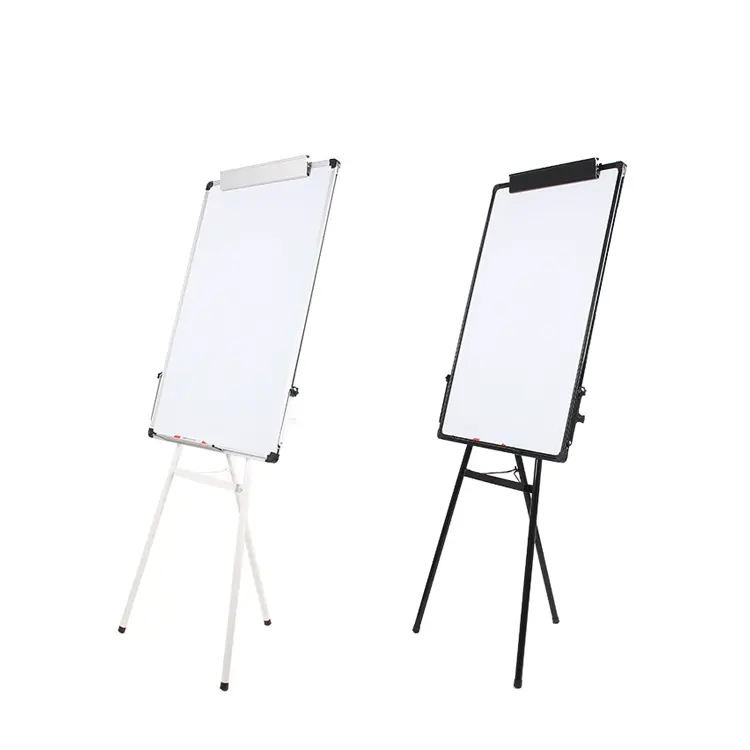 Kleurrijke Opvouwbare Kid Metalen Stand Flipchart Schildersezel Mobiele Magnetische White Board Whiteboard Flip Grafiek