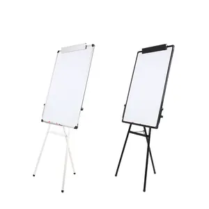 Dudukan Logam Anak Dapat Dilipat Warna-warni, Flipchart Easel Ponsel Magnetik Papan Putih Grafik Flip Papan Tulis