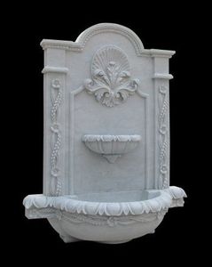 <span class=keywords><strong>Fontaine</strong></span> <span class=keywords><strong>murale</strong></span> d'intérieur en marbre blanc avec tête <span class=keywords><strong>de</strong></span> lion sculptée - Product Image 6