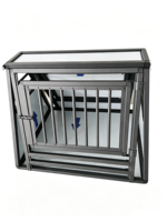 Cage de transport portable en aluminium pour chien – Vente en gros usine – Caisse de transport pour chien de haute qualité – Boîte de transport respirante et durable