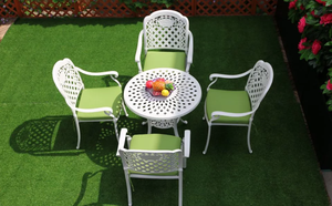 Juego de Muebles de Jardín de Aluminio Fundido para Patio Exterior, Resistente al Agua, para Todo Clima, Mesa de Metal para Café, Terraza, Barbacoa - Product Image 5