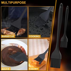Cepillos de Silicona de Alta Calidad para Hornear, Cepillos de Repostería de Grado Alimenticio, Utensilios de Cocina Premium Resistentes al Calor para Pincelar con Aceite - Product Image 6