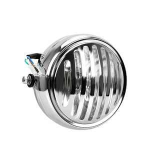 CG125 faros <span class=keywords><strong>Vintage</strong></span> modificados GN125 lámparas de iluminación frontal redondas negras <span class=keywords><strong>Vintage</strong></span> accesorios de motocicleta faros - Product Image 1