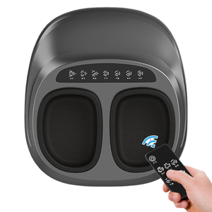 Masseur de pieds thérapeutique domestique automatique avec airbag, massage enveloppant complet, chauffage électrique, pétrissage, acupression, sans fil - Product Image 1