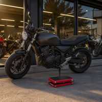 Plateforme élévatrice universelle pour moto, support élévateur à ciseaux portable 680 kg pour l'entretien des motos, outil d'atelier