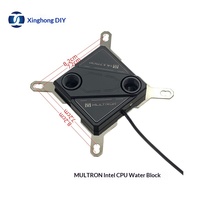 Module de dissipation thermique à eau pour processeur Intel MULTRON, modèle 001, 12V, sans ventilateur, fabriqué en Chine