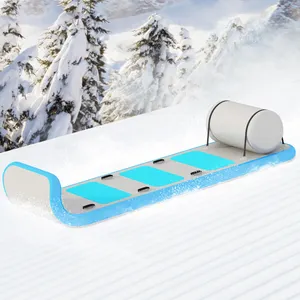 Winter Sport Hard Bottom Inflatable Snow Sled Mat Durable Water Towable Boat Mat