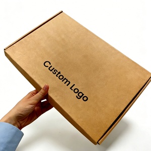 Kraft Paper Mailer Box Packaging Shipping Box Packaging Box for Cosmetic With Your Logo - Product Image 1