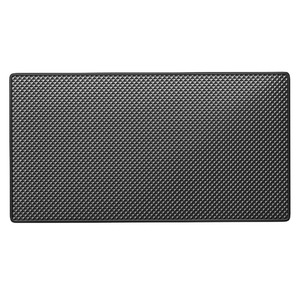 Tapis de tableau de bord de voiture antidérapant en caoutchouc, support de rangement pour téléphone, accessoire de console centrale - Product Image 1