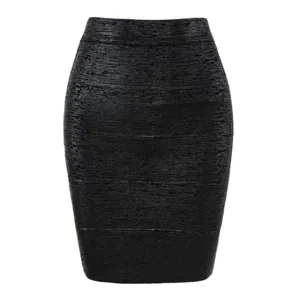 Three Color Ready To Ship Summer Casual Girl Short Skirts Sexy Bodycon Bandage Skirt