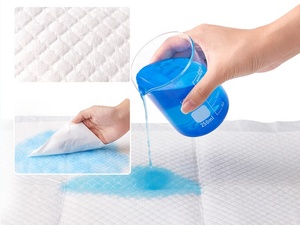 Protège-draps absorbants jetables 5 couches pour <span class=keywords><strong>incontinence</strong></span> fécale, marque privée, adhésifs, 40x60 par pièce, format professionnel 60x90 - Product Image 2