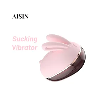 Cute Rabbit Shape Clitoris nipples Stimulation Silicone Waterproof Sex Toys Sucking Vibrator For women