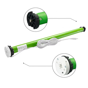 DM25LEU-1.1/20 Stores à rouleaux métalliques de luxe, moteur tubulaire Zebra, commande vocale numérique, rideau électronique motorisé électrique - Product Image 2