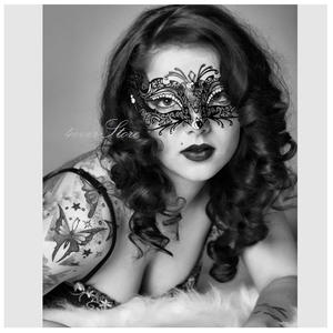 หน้ากากงานพรอมงานเลี้ยงตอนเย็นงานพรอมงานปาร์ตี้หน้ากากงานปาร์ตี้ทำจากโลหะแบบครึ่งหน้าอุปกรณ์เสริมสำหรับบาร์ - Product Image 4